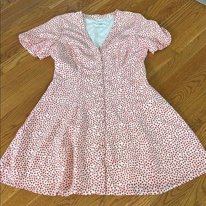 NWOT Milly aspen heart dress